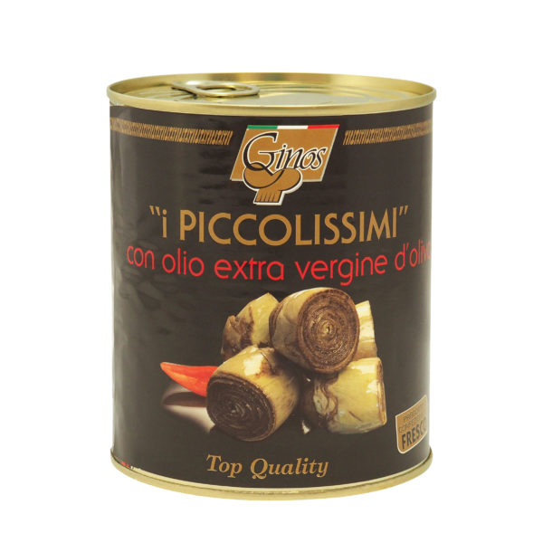 Carciofini Caserecci in Olio E.V.O., Mini corazones de alcachofa en aceite