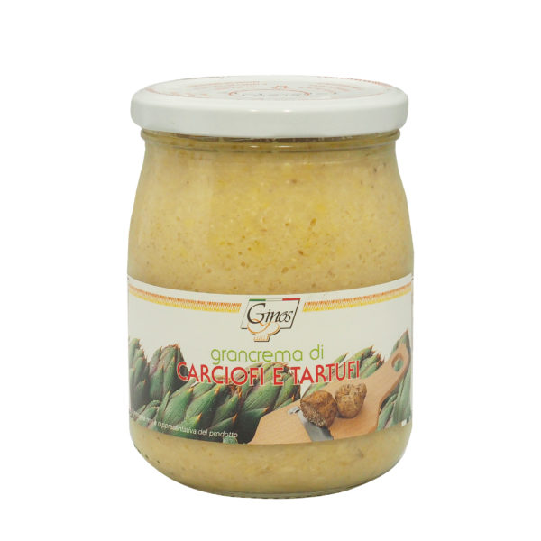 Grancrema di Carciofi e Tartufi, Crema de alcachofas y trufa