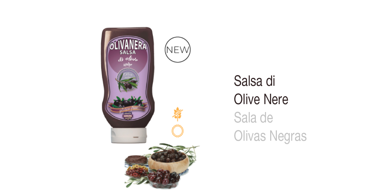 Salsa di olive nere y salsa de olivas negras